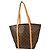 Louis Vuitton Shopping Sac Monogram Canvas MM Marrom - vista 2
