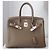 Hermès Birkin 30 in pelle Togo Étoupe Grigio - vista 2