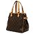 Borsa Louis Vuitton Monogram Batignolles Marrone Monogramma - vista 2