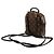 Mochila Mini Palm Springs Louis Vuitton Monogram World Tour Castaño Monograma - vista 2
