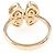 Bulgari Anello fede Bvlgari Fiorever in oro rosa 18K e diamanti - vista 3