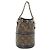 Bolso de hombro Louis Vuitton Monogram Canoe Castaño - vista 2
