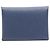 Hermès Hermes Calvi Duo Münzbeutel in Navy Marineblau