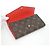 Louis Vuitton Monogram Portefeuille Sarah Wallet Braun Rot - Ansicht 3