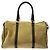Borsa Boston Loewe in camoscio marrone e oro D'oro - vista 2