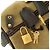 Borsa Boston Loewe in camoscio marrone e oro D'oro - vista 5