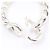 Hermès Bracciale con Charms Hermes Torsade MM Argento - vista 5