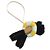 Hermès Hermes Buddy Charm à la Mer Dune Marrone Nero Multicolore - vista 2
