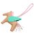 Hermès Hermes Rodeo Pegasus MM Chai Mauve Sylvestre Mint Charm Marrone Rosa Verde