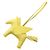 Hermès Hermes Rodeo Pegasus MM Lime Handbag Charm Golden Yellow
