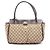 Borsa Tote Gucci Abbey GG Canvas Marrone Beige
