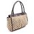 Borsa Tote Gucci Abbey GG Canvas Marrone Beige - vista 2