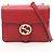 Borsa a tracolla Gucci Interlocking G Rosso