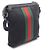 Borsa a tracolla piatta Gucci Web Stripe Nero Rosso Verde - vista 2