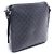 Borsa a tracolla Gucci Guccissima in pelle blu navy - vista 2