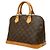 Borsa Louis Vuitton Monogram Alma PM Marrone Monogramma - vista 2