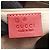 Borsa Tote Gucci Microguccissima in pelle rossa Rosso - vista 4