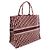 Christian Dior BOOK TOTE Borsa Tote Grande Beige Bordò - vista 2