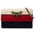 Borsa a tracolla Gucci Queen Margaret con motivo ape Bianco Rosso Blu navy