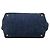 Borsa Prada Canapa in denim blu - vista 3