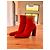 Balenciaga Botines de cuero rojos Roja - vista 2