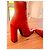Balenciaga Botines de cuero rojos Roja - vista 7