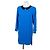 Stella Mc Cartney Abito mini Stella McCartney blu con colletto nero
