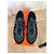 Y3 Sneakers Y-3 Run Lattice in pelle e camoscio nere - vista 2