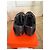 Y3 Sneakers Y-3 Run Lattice in pelle e camoscio nere - vista 4