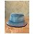 Gucci Cappello Bucket in denim blu - vista 3