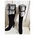 Casadei Botas altas de ante negro con ribete de piel Gris - vista 2