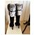 Casadei Botas altas de ante negro con ribete de piel Gris - vista 5