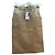 Gonna Midi Gucci in Cotone Drill Pesante Beige