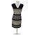 Genny Mini-Kleid mit geometrischem Print aus Seide und Baumwolle