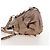 Miu Miu Bow Satchel em Couro Cervo Mini Bege - vista 3