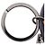 Louis Vuitton Round Illustre Keychain Limited Edition Upside Down Monogram Ink Black - view 5