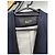 April 77 Navy blue blazer jacket - view 3