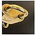 Louis Vuitton Padlock and Key Logo Metal medium D'oro - vista 3