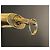 Louis Vuitton Padlock and Key Logo Metal medium D'oro - vista 4