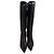 Luciano Padovan Bottes hautes en cuir noir