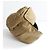 Prada Sport Linea Rossa Bonnet Trapper Nylon Marron Doré Beige Vert - vue 3