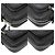 Borsa a tracolla Burberry Paddy in pelle nera Nero - vista 3
