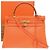 Hermès Borsa Hermes Kelly 32 Arancione - vista 2