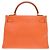 Hermès Borsa Hermes Kelly 32 Arancione - vista 3
