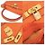Hermès Borsa Hermes Kelly 32 Arancione - vista 7