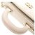 Borsa a tracolla Chanel Vanity Case Matelassé con catena Bianco - vista 6
