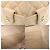 Borsa a tracolla con catena Chanel Coco Mark Matelassé Beige - vista 9