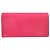 Cartera larga bi-fold de piel rosa Yves Saint Laurent - vista 3