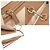 Borsa a Tracolla Gucci Soho Interlocking G in Pelle Beige con Catena - vista 10