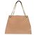 Borsa a Tracolla Gucci Soho Interlocking G in Pelle Beige con Catena - vista 2